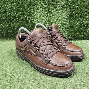 Mephisto Brown Leather Gore Tex Lace Up Outdoor Walking Shoes Womens 9.5